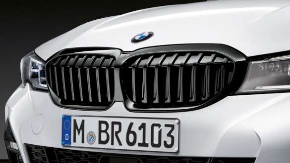 BMW Serie 3 (G20), parrilla delantera M Performance en negro BMW Serie 3 (G20), parrilla delantera M Performance en negro