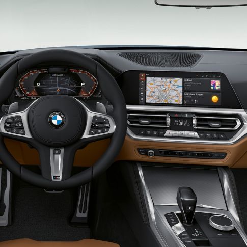 Volante y asistente de voz BMW Serie 4 Coupé G22 BMW Serie 4 Coupé G22 2020 Interior Volante y asistente de voz