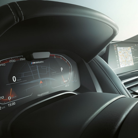 BMW M850i xDrive, conjunto de instrumentos, Driving Assistant Plus. BMW M850i xDrive, conjunto de instrumentos, Driving Assistant Plus.