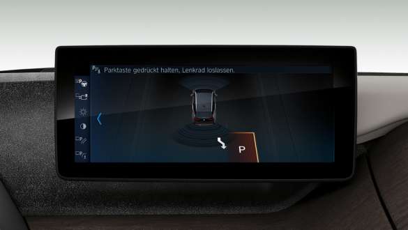 Asistente de estacionamiento, display de control, BMW i3 Interior Asistente de estacionamiento, display de control, BMW i3 Interior