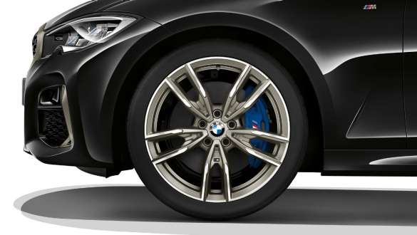 Llantas de aleación ligera M de 19 pulgadas M BMW M340i xDrive Sedán Llantas de aleación ligera M de 19 pulgadas BMW M340i xDrive Sedán G20 Black Sapphire metalizado