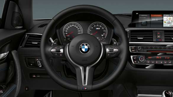Volante M de cuero del BMW M2 Competition Volante M de cuero del BMW M2 Competition F87 2018 Hockenheim Silver metálico interior