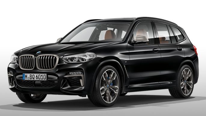 BMW X3 M40i, vista lateral. BMW X3 M40i en Black Sapphire metálico, exterior, vista lateral.