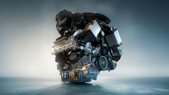 Motor de gasolina M TwinPower Turbo de alto rendimiento de 8cilindros BMW X5 M Competition High-performance M TwinPower Turbo 8-cylinder petrol engine BMW X5 M Competition F95