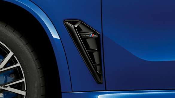 Aletas laterales M del BMW X5 M Competition Aletas laterales M BMW X5 M Competition color Marina Bay Blue metálico exterior