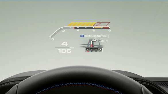 Gama BMW X6 M con BMW Head-Up Display específico de M F96 BMW Head-Up Display M Gama BMW X6 M F96 2020 SUV interior