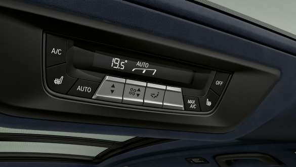 Aire acondicionado automático con control de 5 zonas del BMW X7 M El BMW X7 M, interior, Acercamiento del aire acondicionado automático con control de 5 zonas, G07