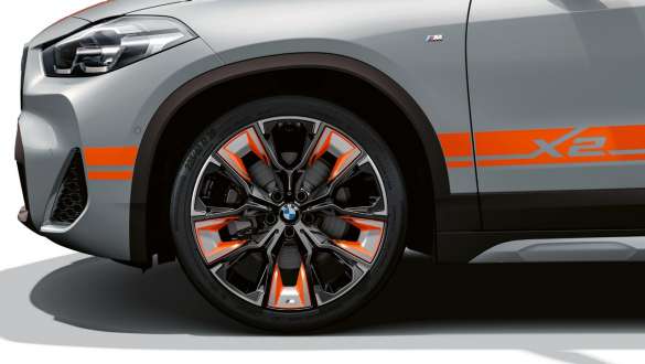 Molduras de pasos de rueda BMW X2 F39 Molduras de pasos de rueda BMW X2 F39 2020 Brooklyn Grey, vista lateral