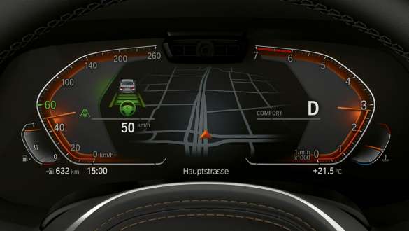 Driving Assistant Professional BMW X5 Indicador Cuadro de instrumentos Driving Assistant Professional BMW X5 G05 2018 Puesto de conducción