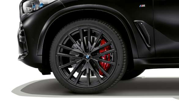 Llanta de aleación ligera M de 22 pulgadas con radios dobles estilo 742 M en Orbitgrau mate BMW X5 Edition Black Vermilion G05 2021 Llanta de aleación ligera M de 22 pulgadas con radios dobles estilo 742 M en Orbitgrau mate BMW X5 Edition Black Vermilion G05 2021
