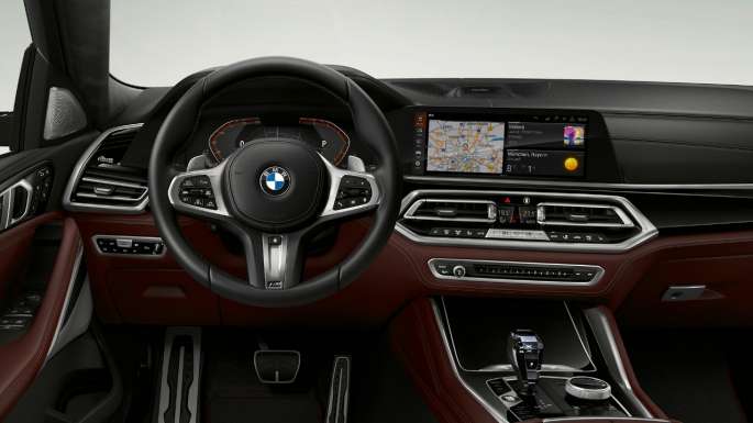 BMW X6 with BMW Individual, Cockpit. BMW X6 Interior with BMW Individual with focus on the cockpit.
