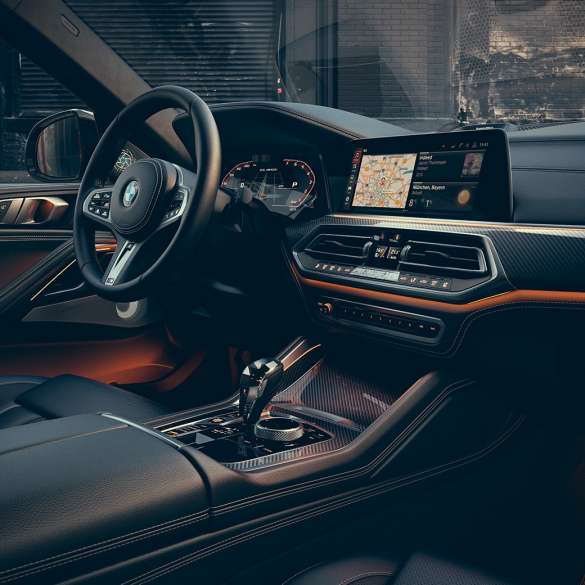 Interior del BMW X6. El interior del BMW X6.