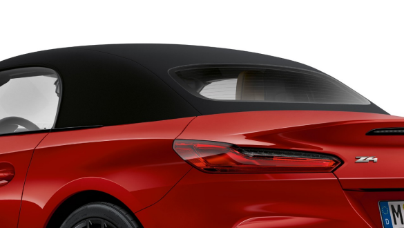 Capota del BMW Z4 Roadster Perfil del BMW Z4 Roadster con capota cerrada