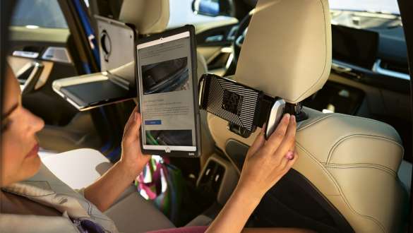 Estuche de seguridad BMW de Apple iPad™ Pro de 27,94 cm (11 pulgadas) para sistema Travel & Confort Interior BMW G07 Soporte de tablet BMW Pro para sistema Travel & Comfort