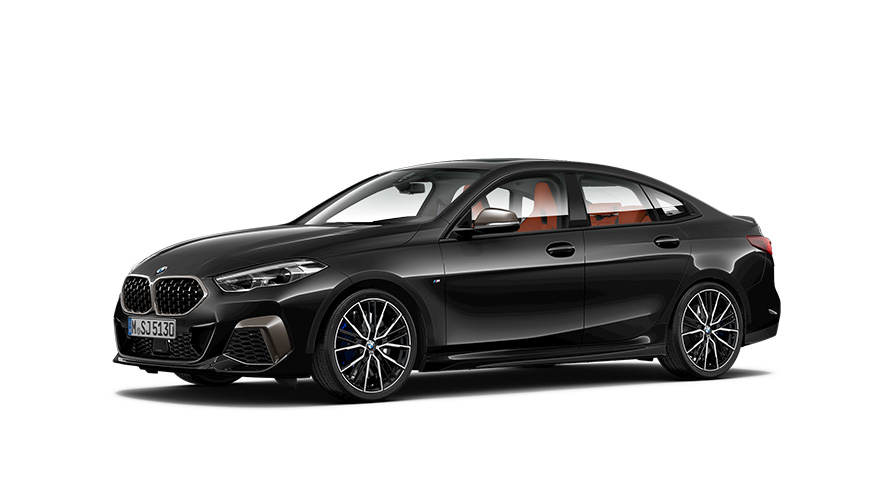 BMW Serie 2 Gama BMW Serie 2 Gran Coupé M F44 MP Vista de tres cuartos del lateral BMW Serie 2 Gama BMW Serie 2 Gran Coupé M F44 MP Vista de tres cuartos del lateral