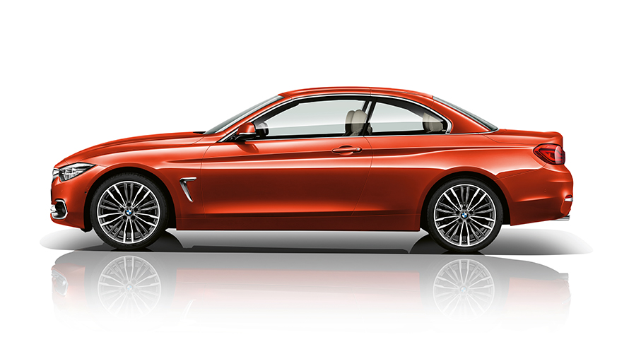 Parte Trasera expresiva, BMW Serie 4 Convertible. Parte Trasera expresiva, BMW Serie 4 Convertible.