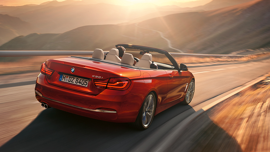 Estabilidad en carretera, BMW Serie 4 Convertible. Estabilidad en carretera, BMW Serie 4 Convertible.