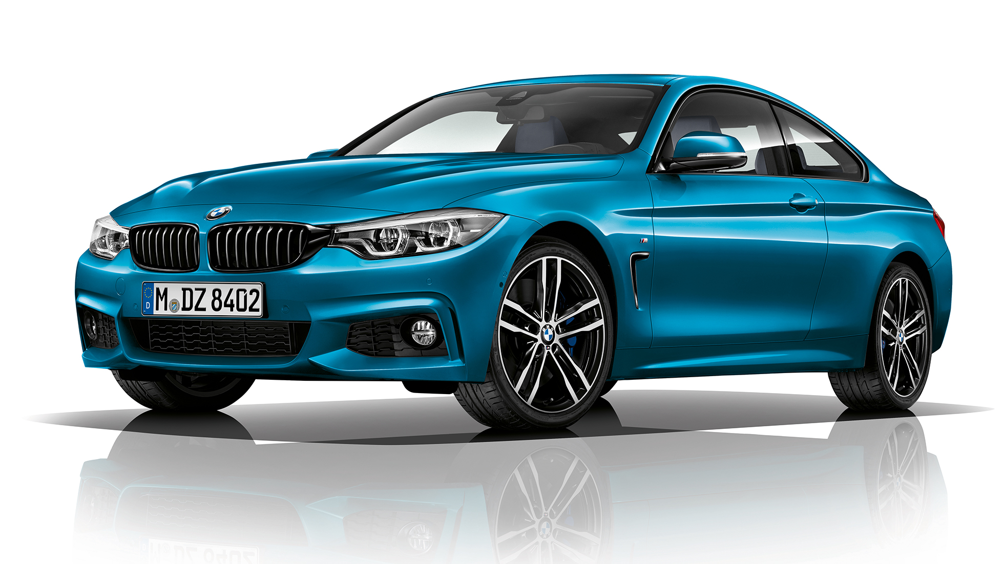 BMW Serie 4 Coupé, toma delantera de tres cuartos del Modelo M Sport BMW Serie 4 Coupé, toma delantera de tres cuartos del Modelo M Sport