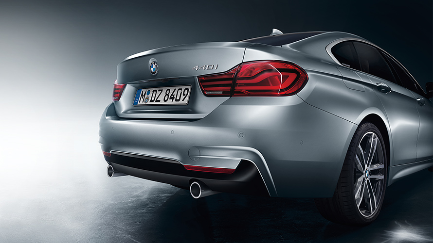 Parte Trasera expresiva, BMW Serie 4 Gran Coupé. Parte Trasera expresiva, BMW Serie 4 Gran Coupé.