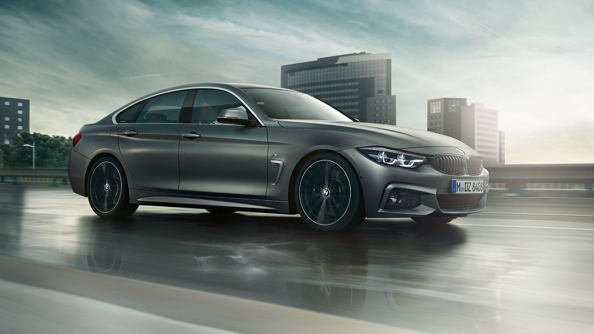 BMW Serie 4 Gran Coupé, toma de la parte delantera BMW Serie 4 Gran Coupé, toma de la parte delantera