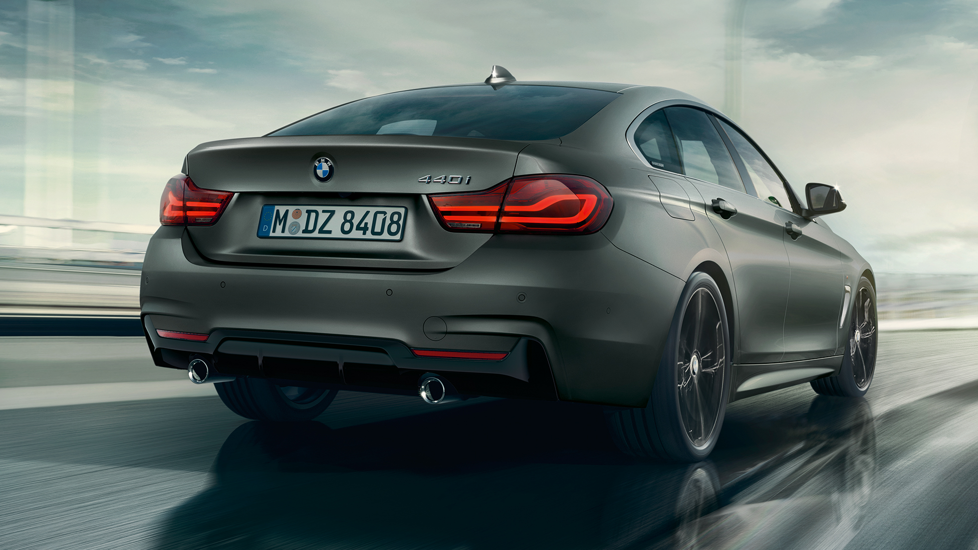BMW Serie 4 Gran Coupé, toma de la parte lateral BMW Serie 4 Gran Coupé, toma de la parte lateral