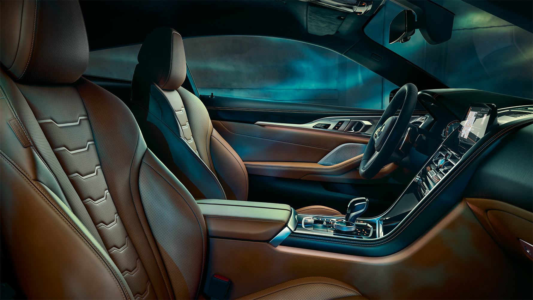 El interior del BMW Serie 8 Coupé con equipo de BMW Individual. El interior del BMW Serie 8 Coupé con equipo de BMW Individual.