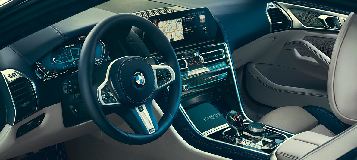BMW M850i Coupé First Edition, asiento del conductor Asiento del conductor del BMW M850i Coupé First Edition