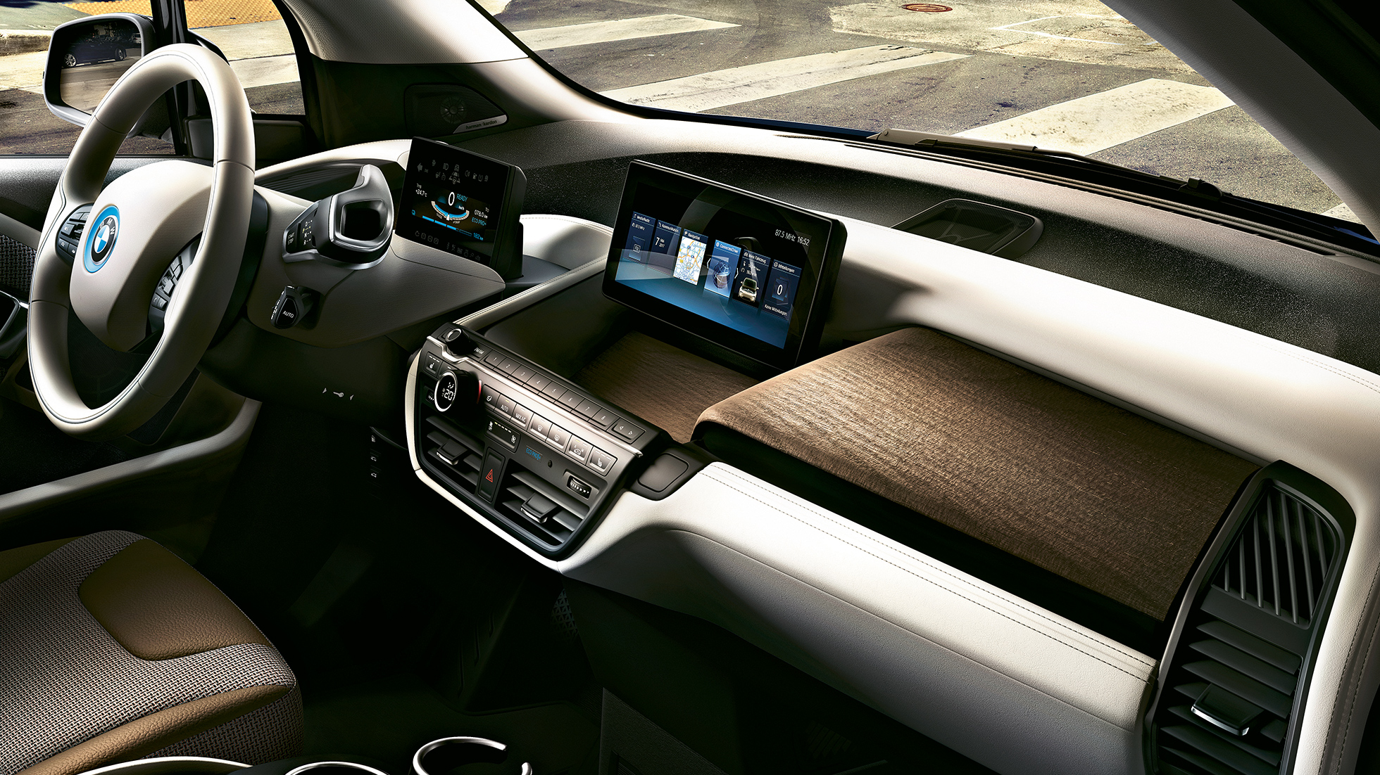 BMW i3 2018 Interior BMW i3 I01 2018 Interior, display de control