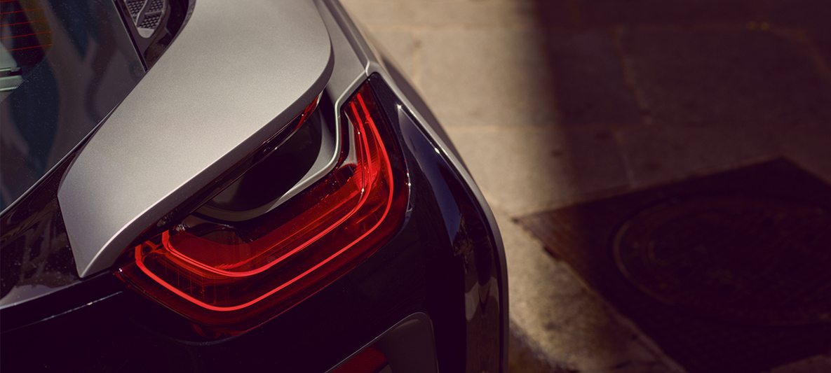 Espectacular diseño del BMW i8 Coupé Faros de led del carro deportivo i8 Coupé