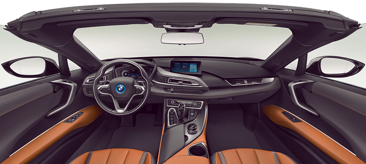 Exclusivo equipamiento Accaro Amido/E-Copper del i8 Tablero del coche de lujo i8 Roadster