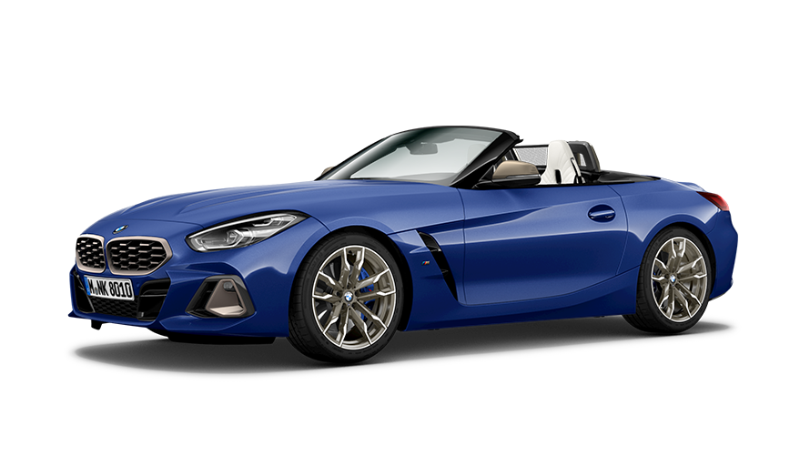 BMW Z4 M40i (G29), vista de tres cuartos del lateral BMW Z4 M40i (G29), vista de tres cuartos del lateral