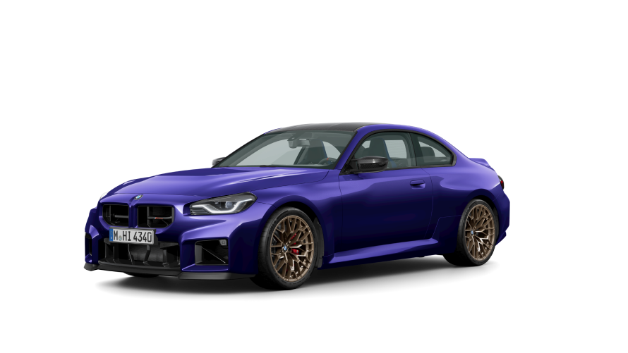 Serie M de BMW BMW M2 G87 vista de tres cuartos del lateral