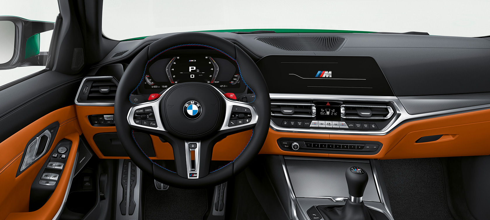 BMW M3 Sedán G80 2020 Puesto de conducción BMW M3 Sedán G80 2020 Puesto de conducción Interior
