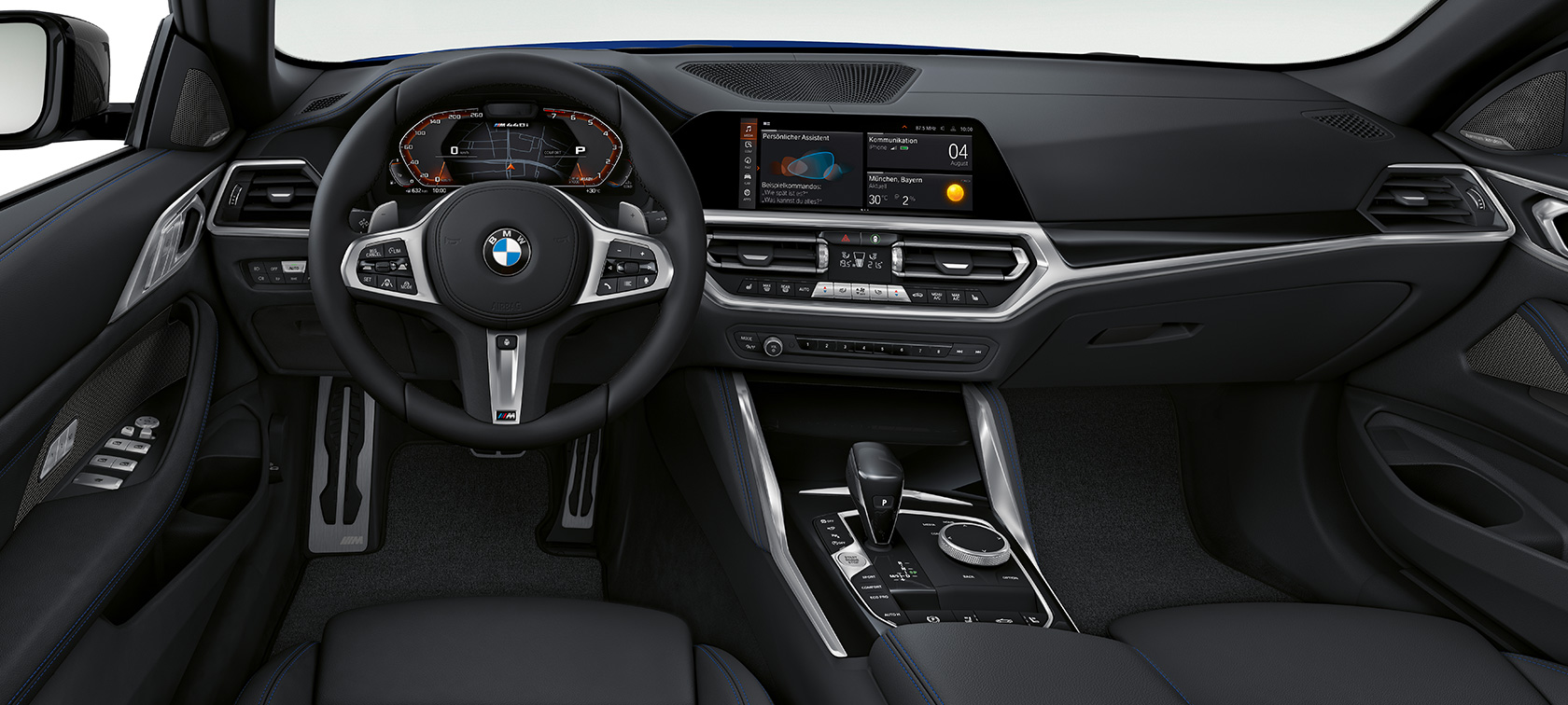 Puesto de conducción BMW M440i xDrive Convertible G23 2020 Puesto de conducción BMW M440i xDrive Convertible G23 2020, interior