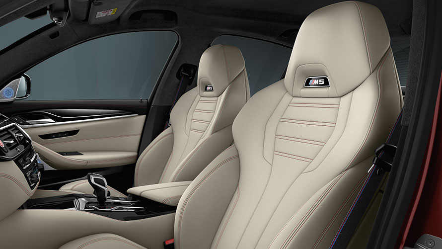 BMW M5 Sedán: detalles interiores y asientos BMW M5 Sedán: detalles interiores y asientos