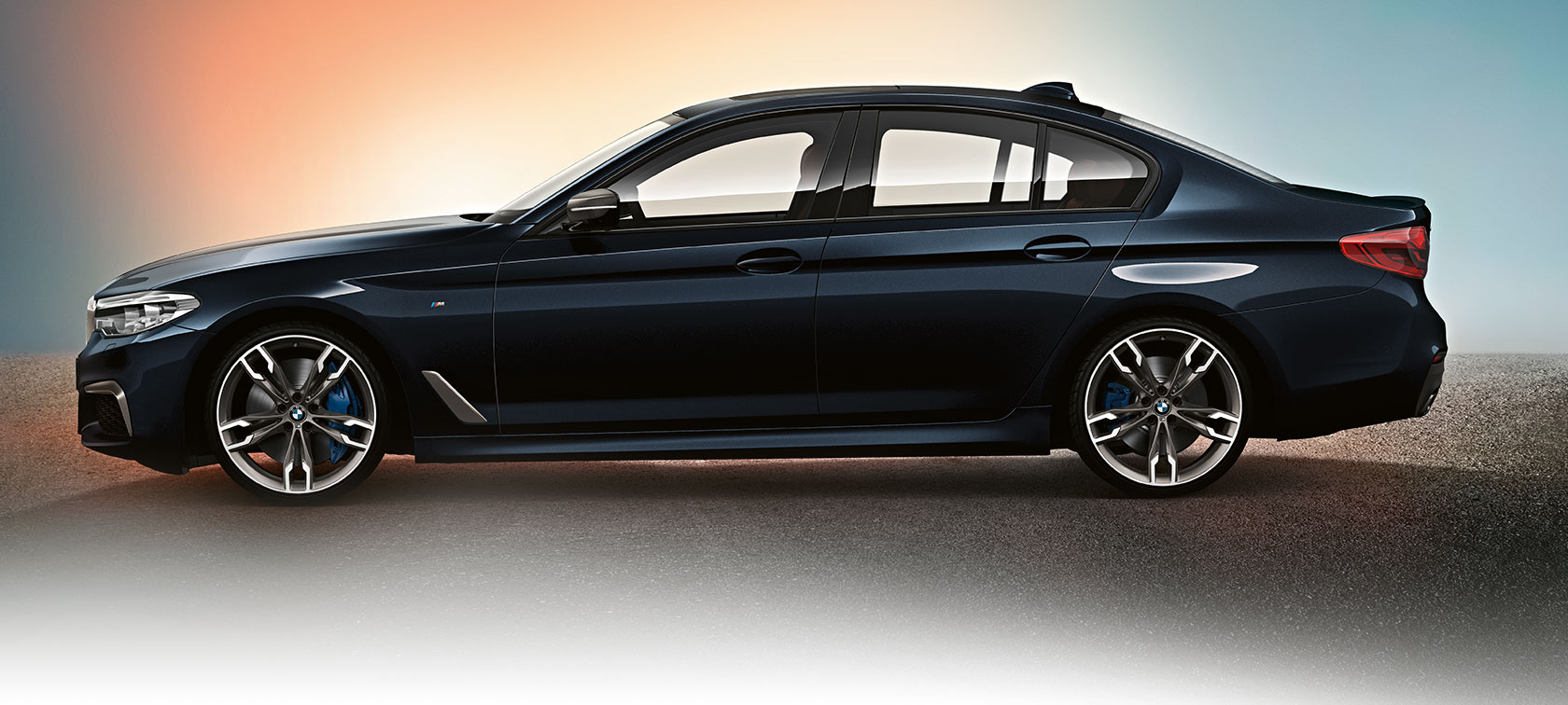 Diseño de los Automóviles M5. BMW Serie 5 Sedan M550i xDrive design.