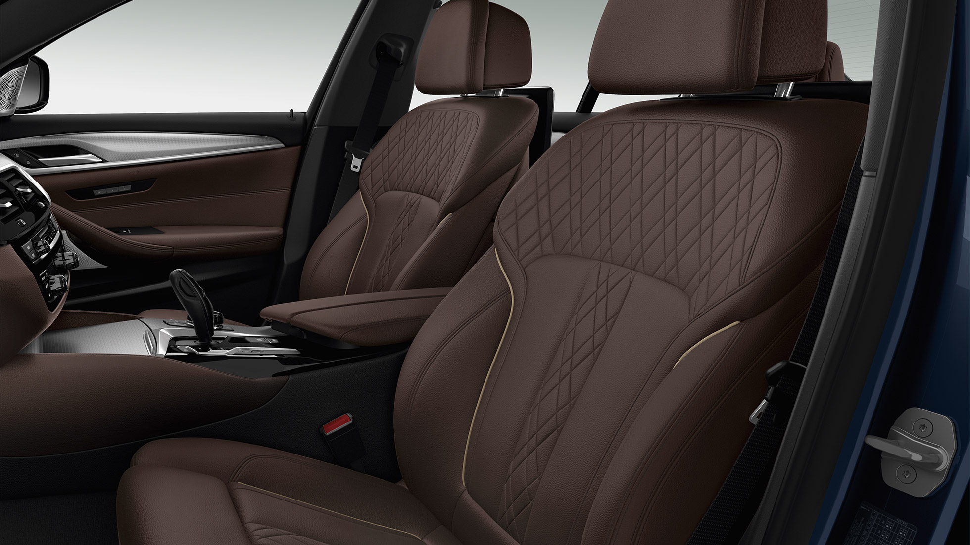 Tapicería. Diseño interior del BMW M550i y del BMW M550d.