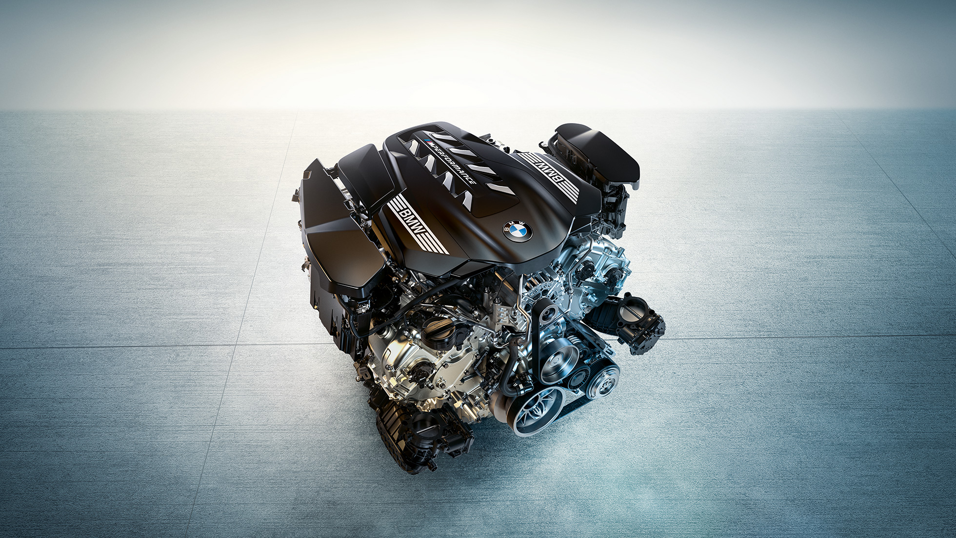 Motor de gasolina de 8 cilindros BMW M TwinPower Turbo BMW M550i xDrive Sedán G30 LCI Renovación 2020 Motor de gasolina de 8 cilindros BMW M TwinPower Turbo BMW M550i xDrive Sedán G30 LCI Renovación 2020