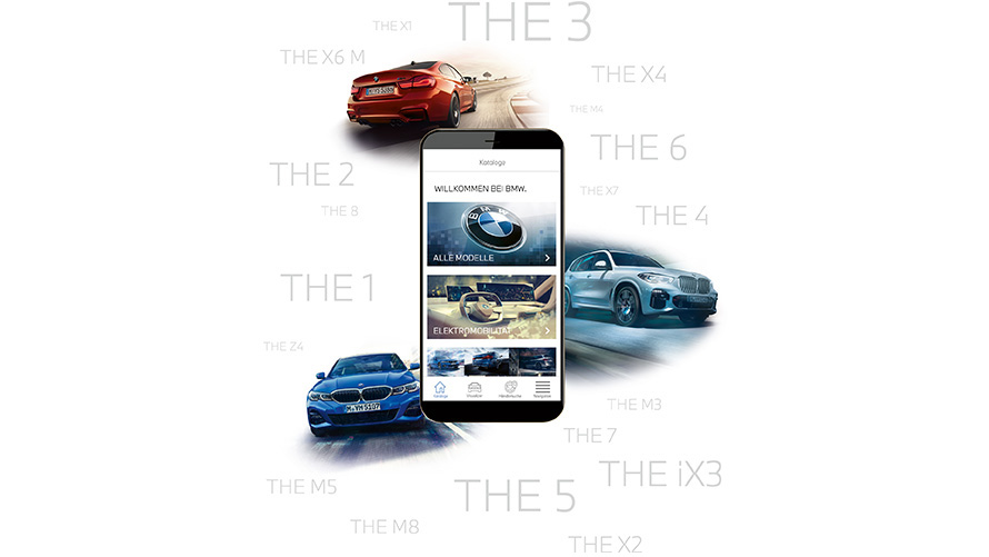 Catálogos digitales de todos los carros de lujo M5 Aplicación catálogos autos de lujo BMW