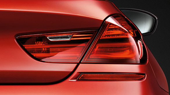 BMW M6 Coupé, Parte trasera. BMW M6 Coupé, Parte trasera.
