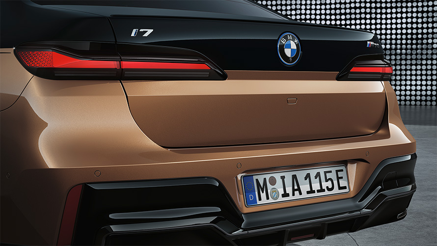 BMW i7 M70 xDrive Berlina G70 Spoiler trasero M