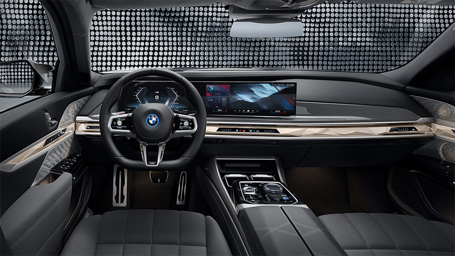 BMW i7 M70 xDrive Berlina G70 Interior Puesto de conducción
