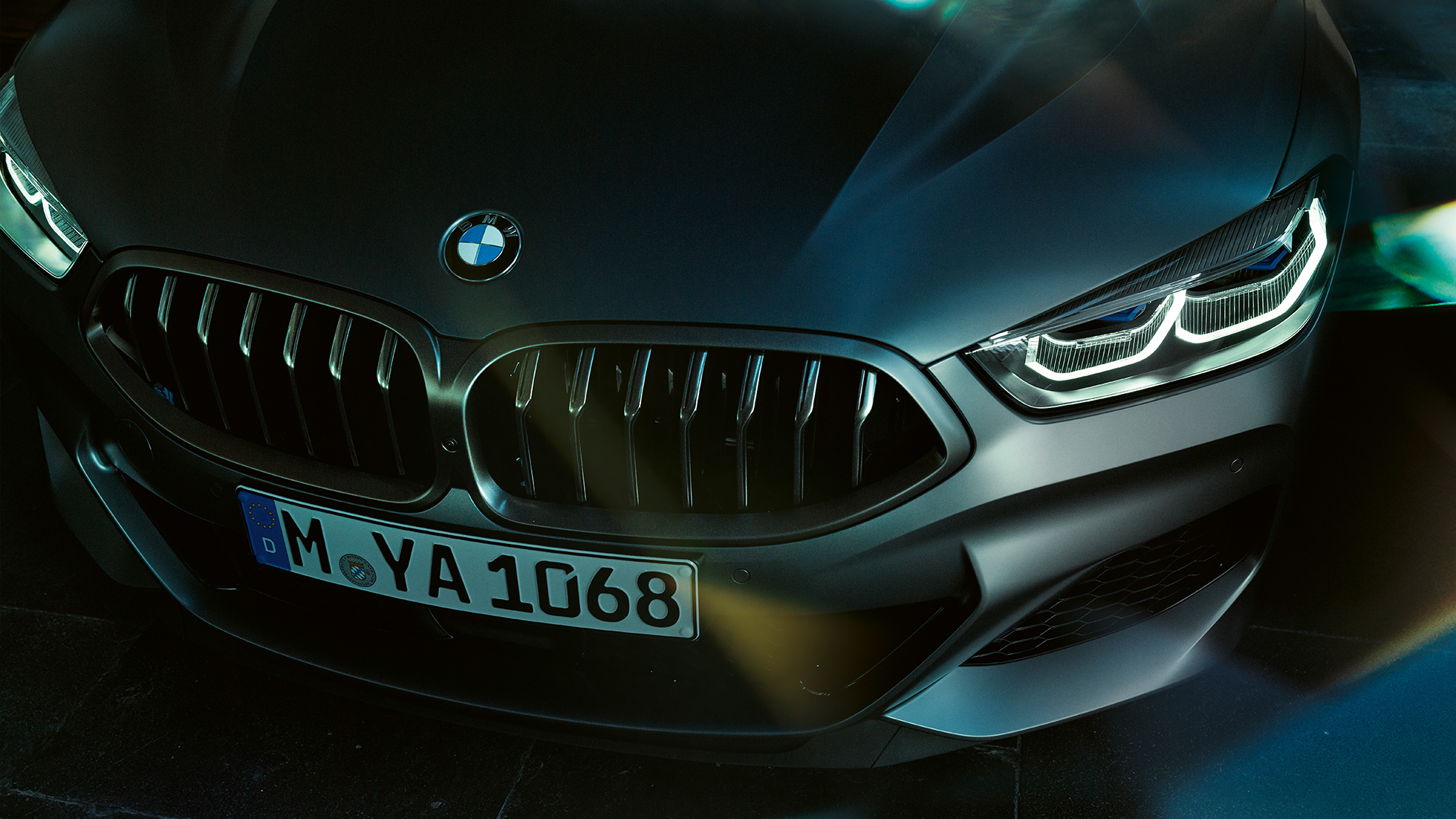 BMW M850i xDrive Gran Coupé, parrilla en forma de riñón BMW M850i xDrive Gran Coupé, diseño, parrilla en forma de riñón