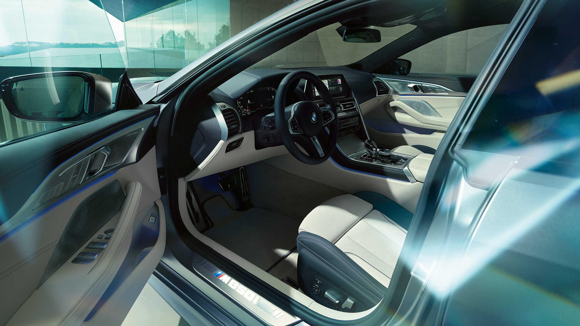 BMW M850i xDrive Gran Coupé, cabina BMW M850i xDrive Gran Coupé, diseño, cabina