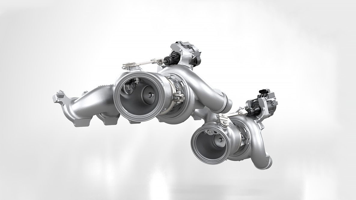 Motor de gasolina M TwinPower Turbo de alto rendimiento de 6 cilindros, Tecnología M TwinPower Turbo. BMW X4 M y BMW X4 M Competition, motor de gasolina TwinPower Turbo M de alto rendimiento de 6 cilindros, tecnología M TwinPower Turbo.