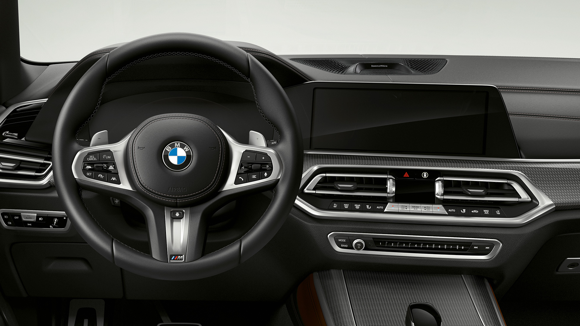 Volante M de cuero BMW X5 M50i Volante M de cuero BMW X5 M50i cabina