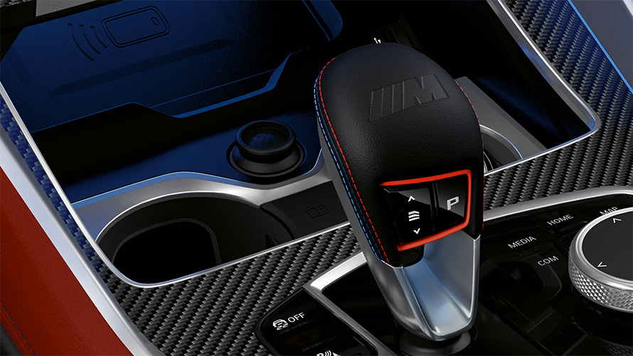 BMW X6 M Competition F96 2023 Palanca de cambio M