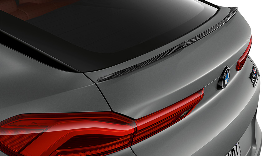 BMW X6 M Competition F96 2023 Spoiler trasero M de fibra de carbono