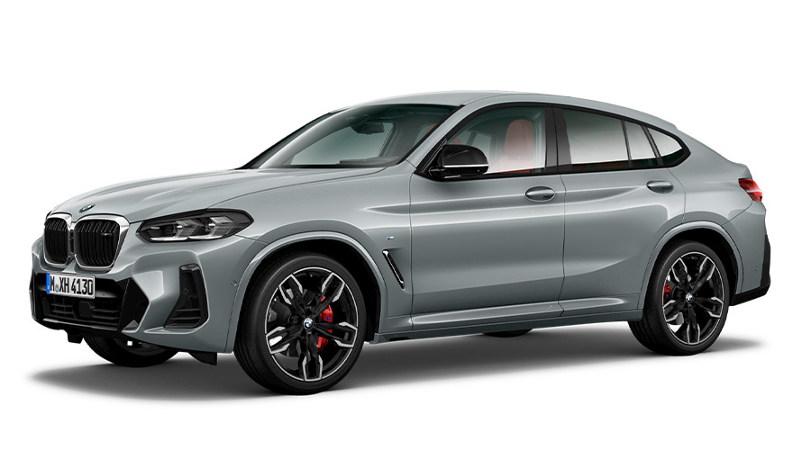 Modelos BMW X BMW X4 G02, vista de tres cuartos del lateral Modelos BMW X BMW X4 G02, vista de tres cuartos del lateral