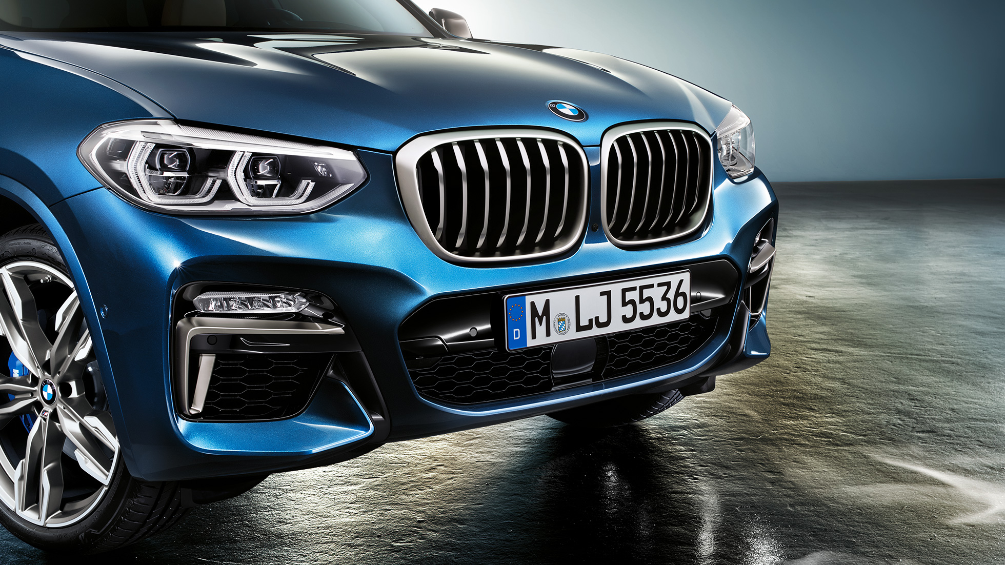 BMW X3 M40i, faldón delantero y parrilla de riñón BMW X3 M40i, faldón delantero y parrilla de riñón